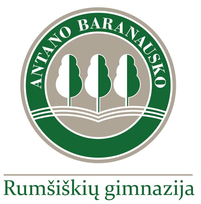 Rumšiškių Antano Baranausko gimnazijos logotipas